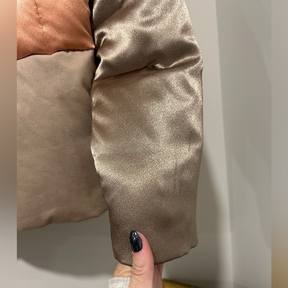 Maison Scotch Teddy-Collar Satin Bomber Jacket Size XS - Picture 16 of 16